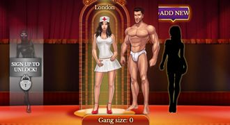 Sexual life or real gangsters in a XXX game
