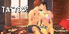 Sexy tattoos and adult piercing in xxx game